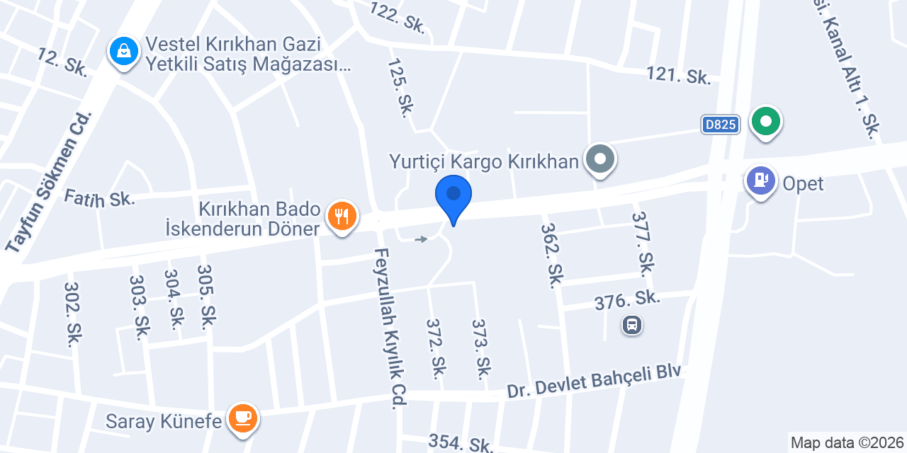 ELİT AUTO KIRIKHAN konumu