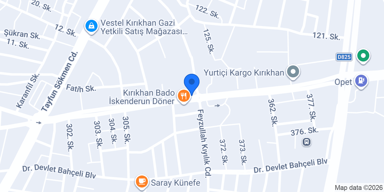TEKEL BAYi konumu
