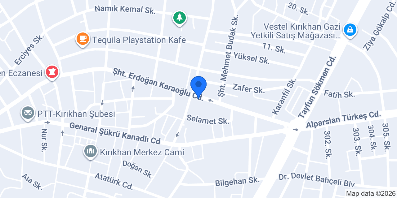 Vip Rent a Car konumu