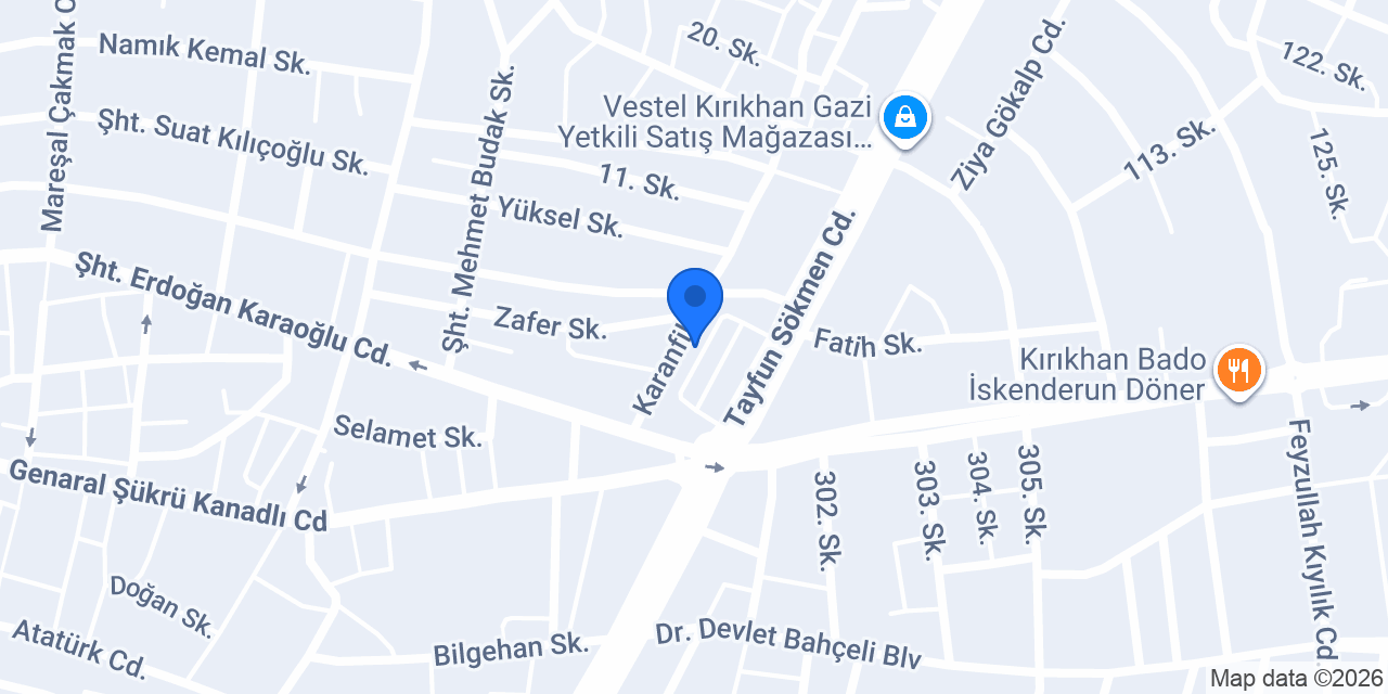 Savcı Kebap Salonu konumu