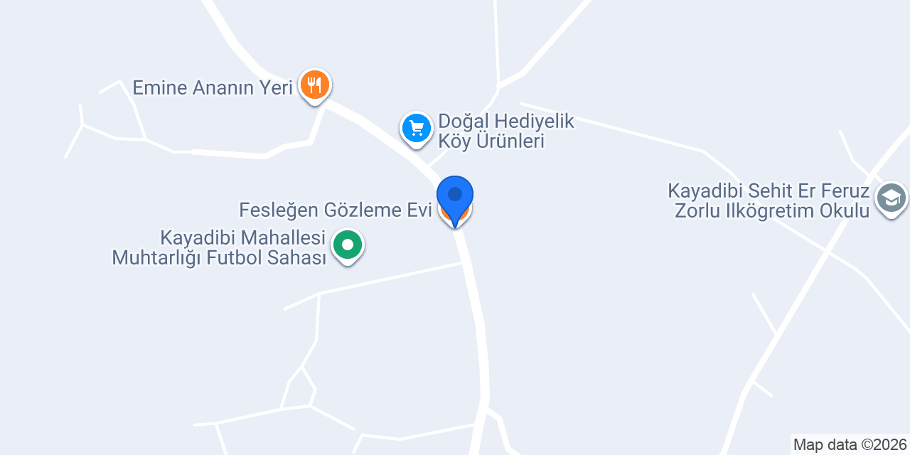 Fesleğen Gözleme Evi konumu