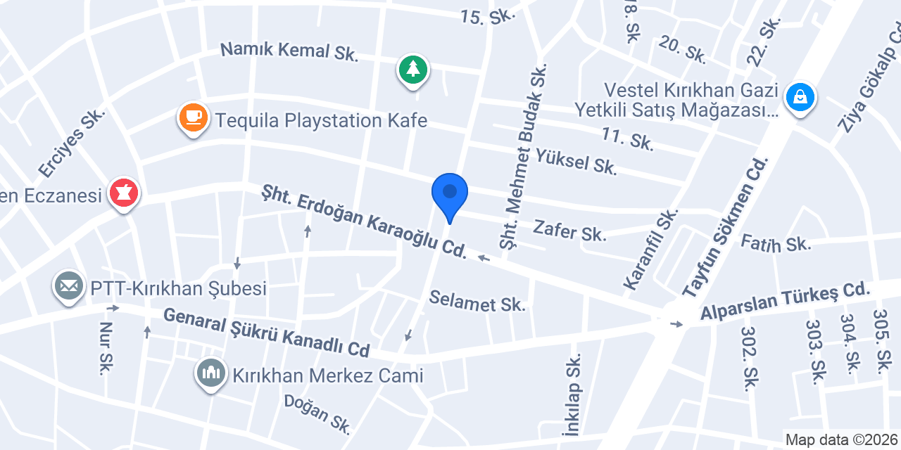 Doğanlar Gıda Kırıkhan konumu