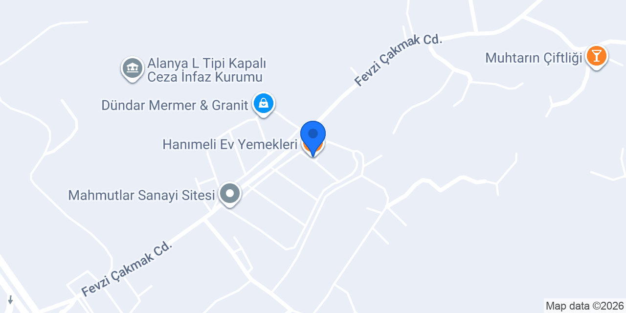 Hanımeli Ev Yemekleri konumu