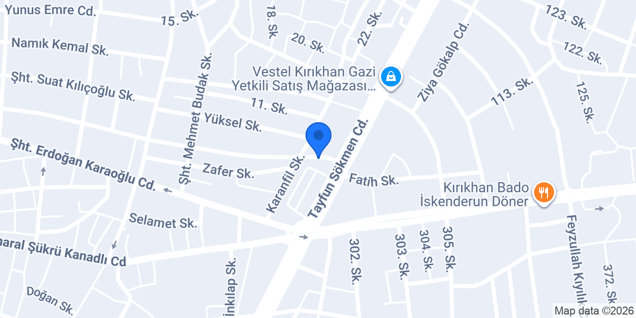 Bakkal Yaşar konumu