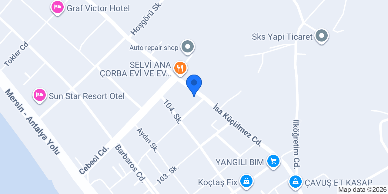 Miraç Elektrik konumu