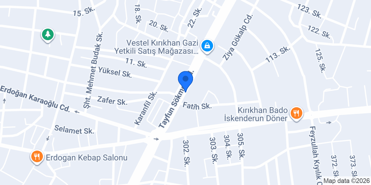 Şık Ticaret Ömer Şık konumu