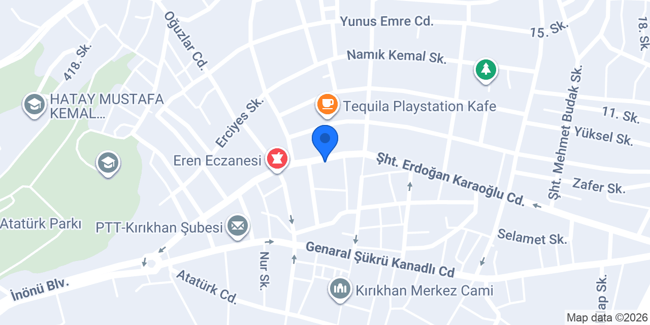 Kubilay Saç Tasarım konumu