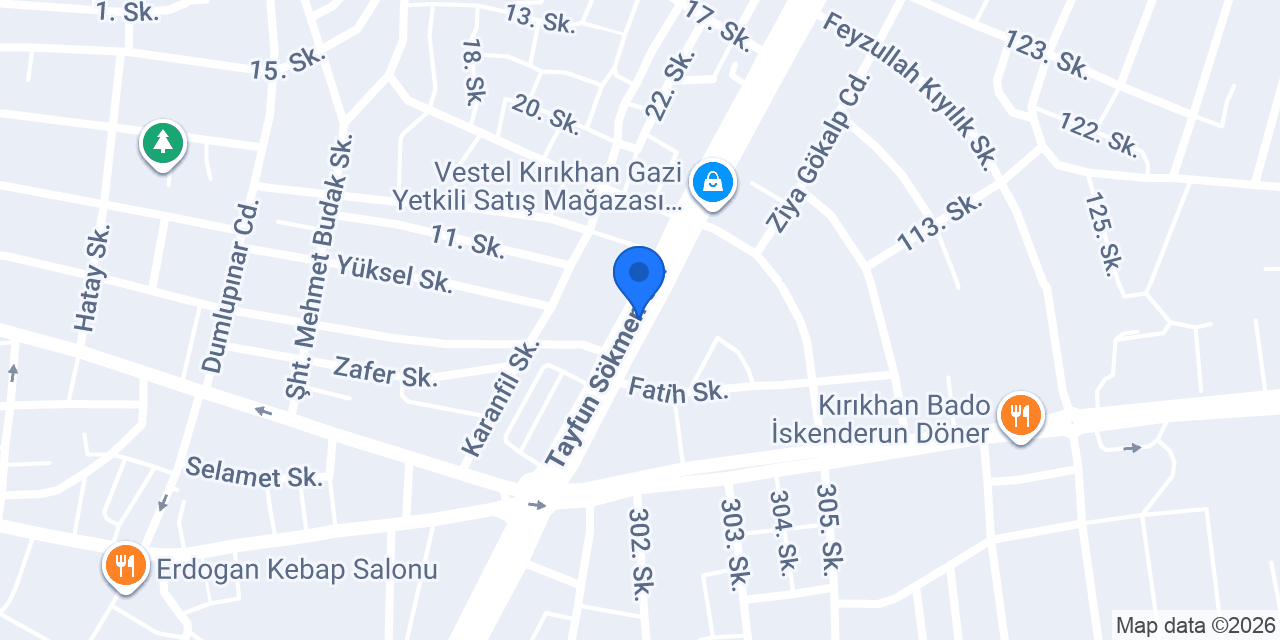 Güler Humus ve Bakla Salonu konumu