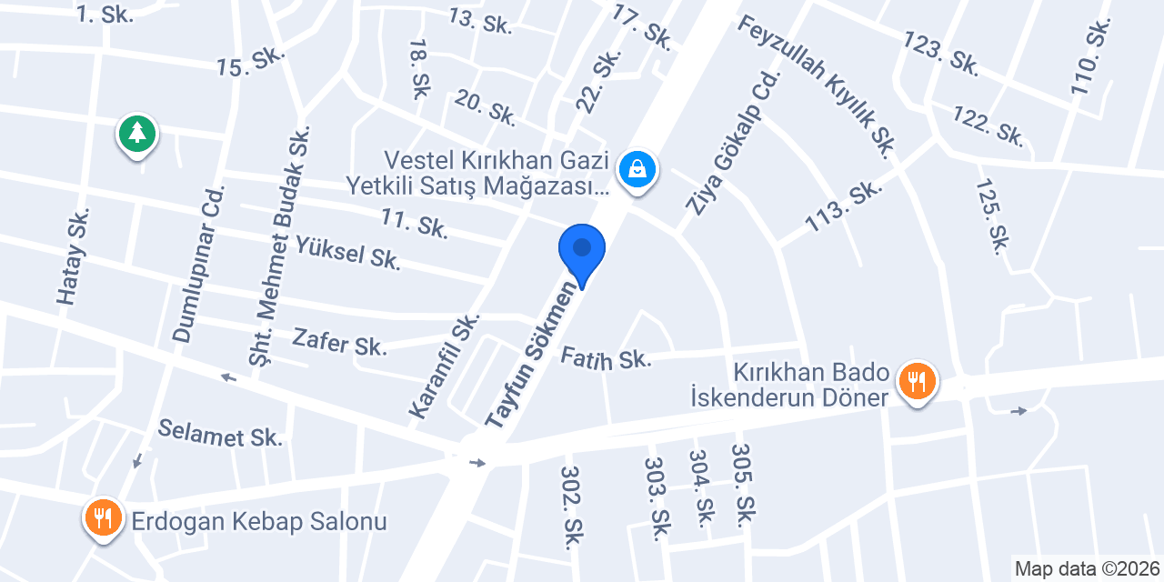 Küpeli Market konumu