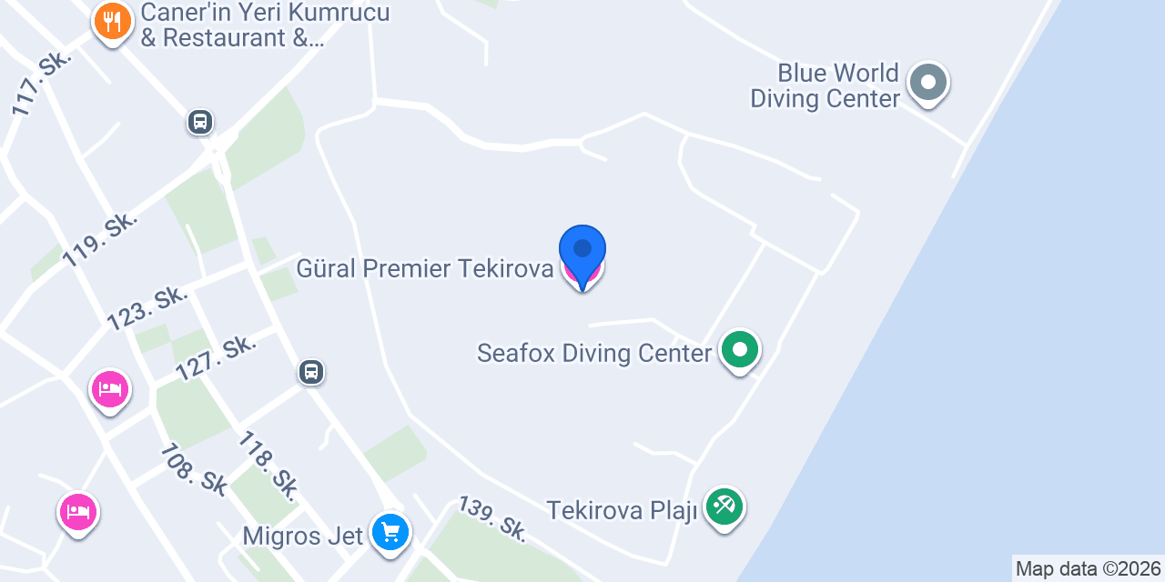 Güral Premier Tekirova konumu