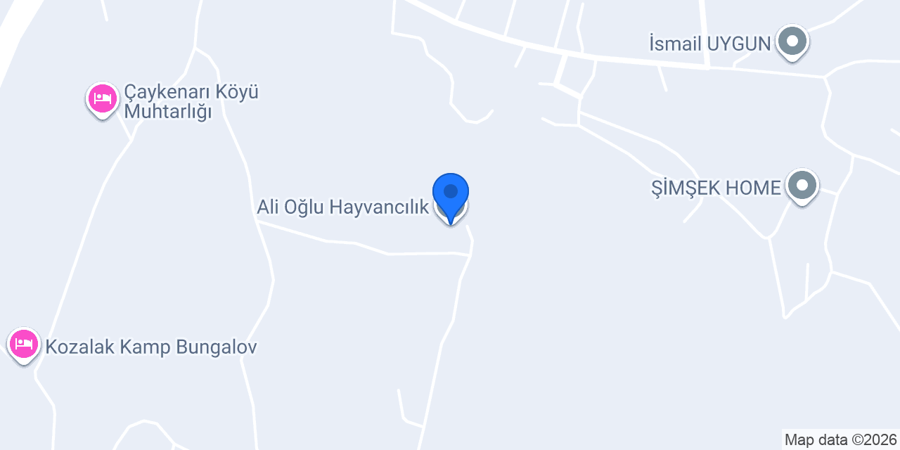 Ali Oğlu Hayvancılık konumu