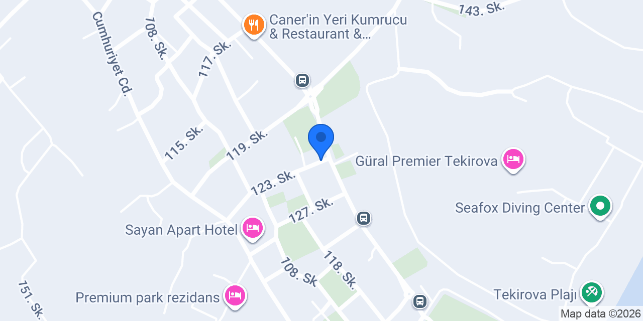 Canteks tekstil konumu