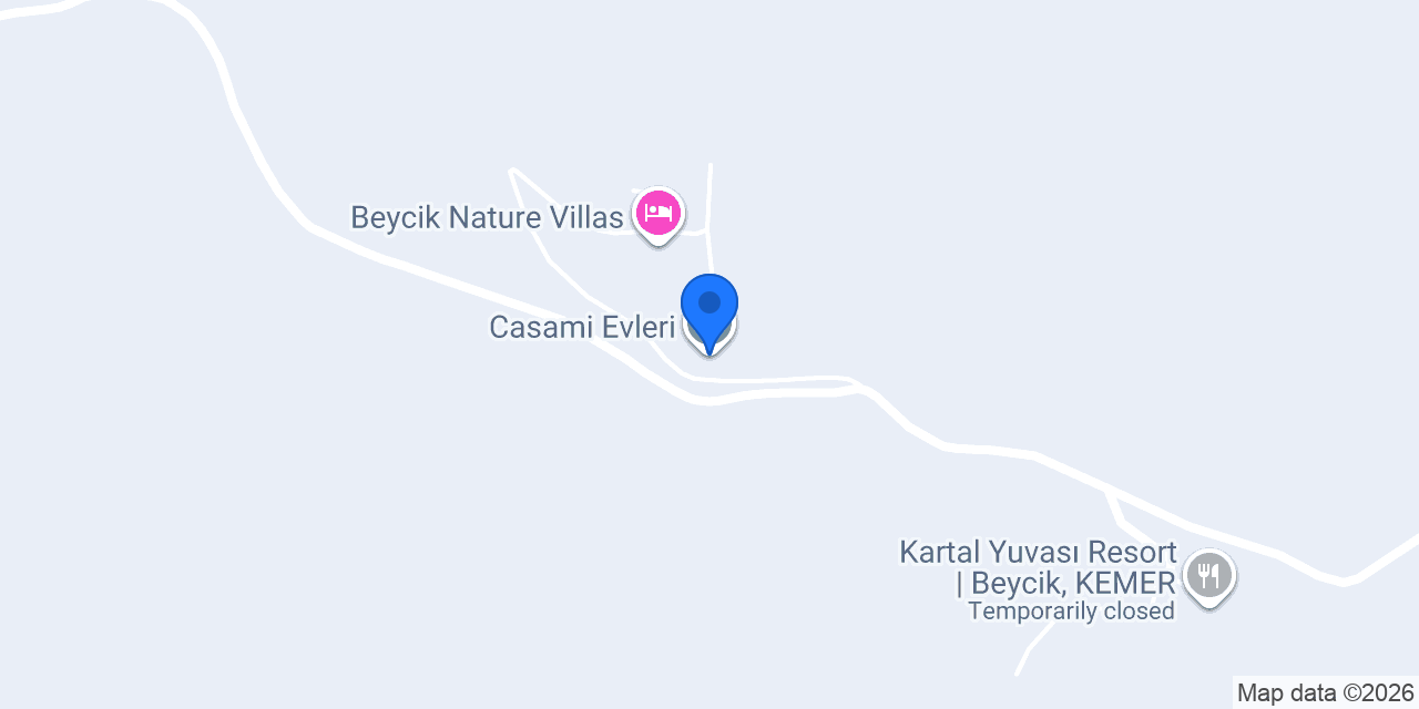 Casami Evleri konumu