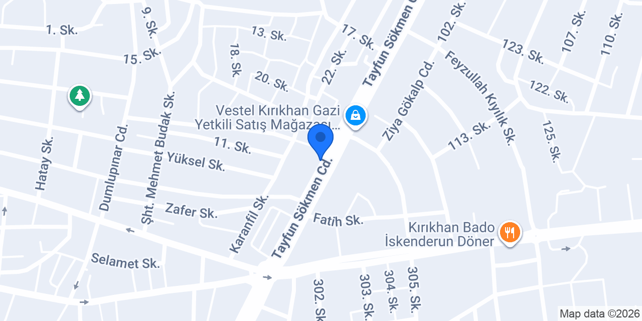 Çatal Su Tesisatçısı konumu