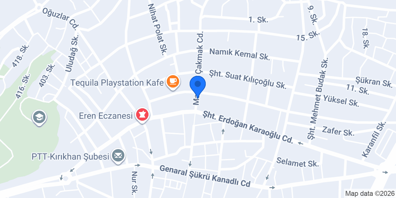 Gülsüren Optik konumu