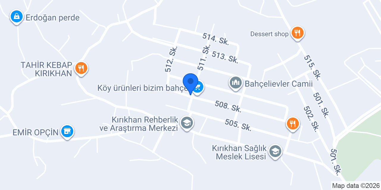 Kral malikanesi konumu