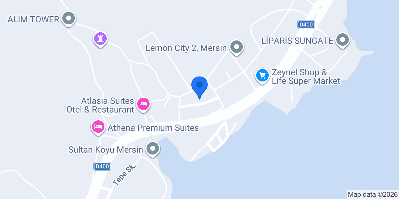 Athena Apart Residence konumu