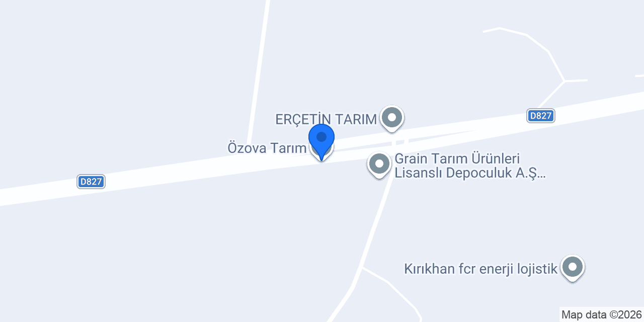 Özova Tarım konumu