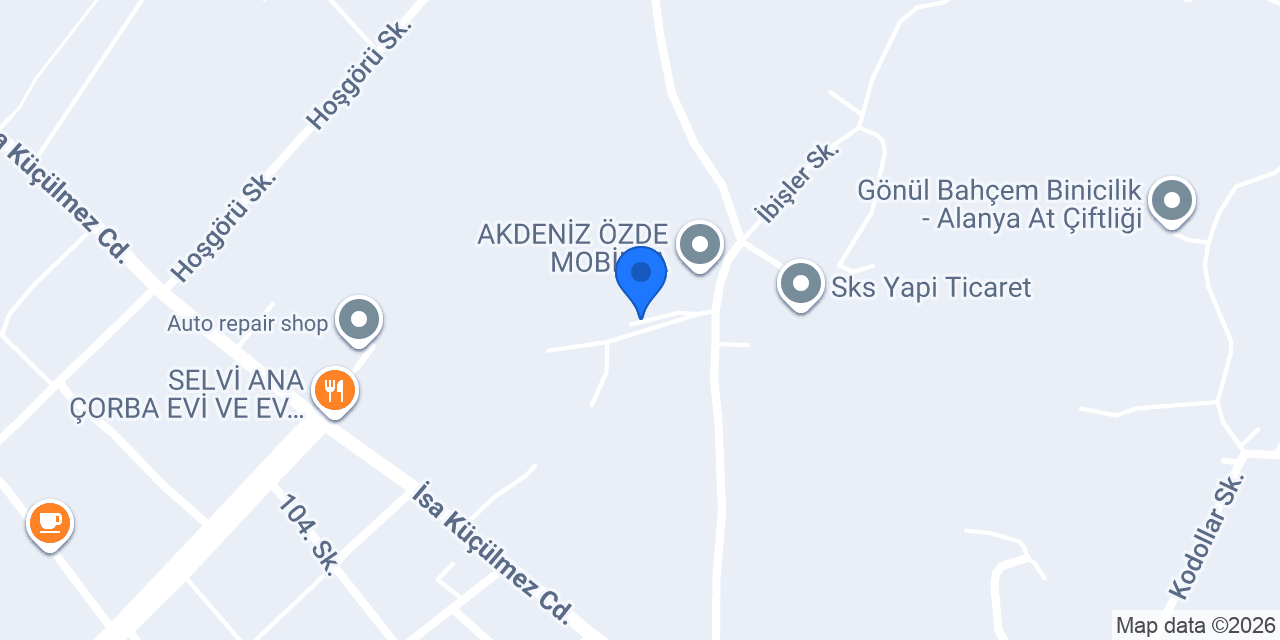 Ersoy Mobilya konumu