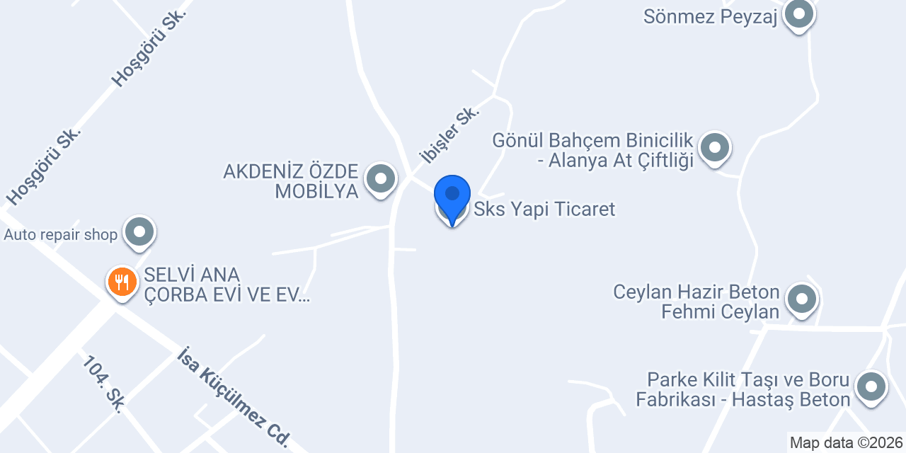 Sks Yapi Ticaret konumu