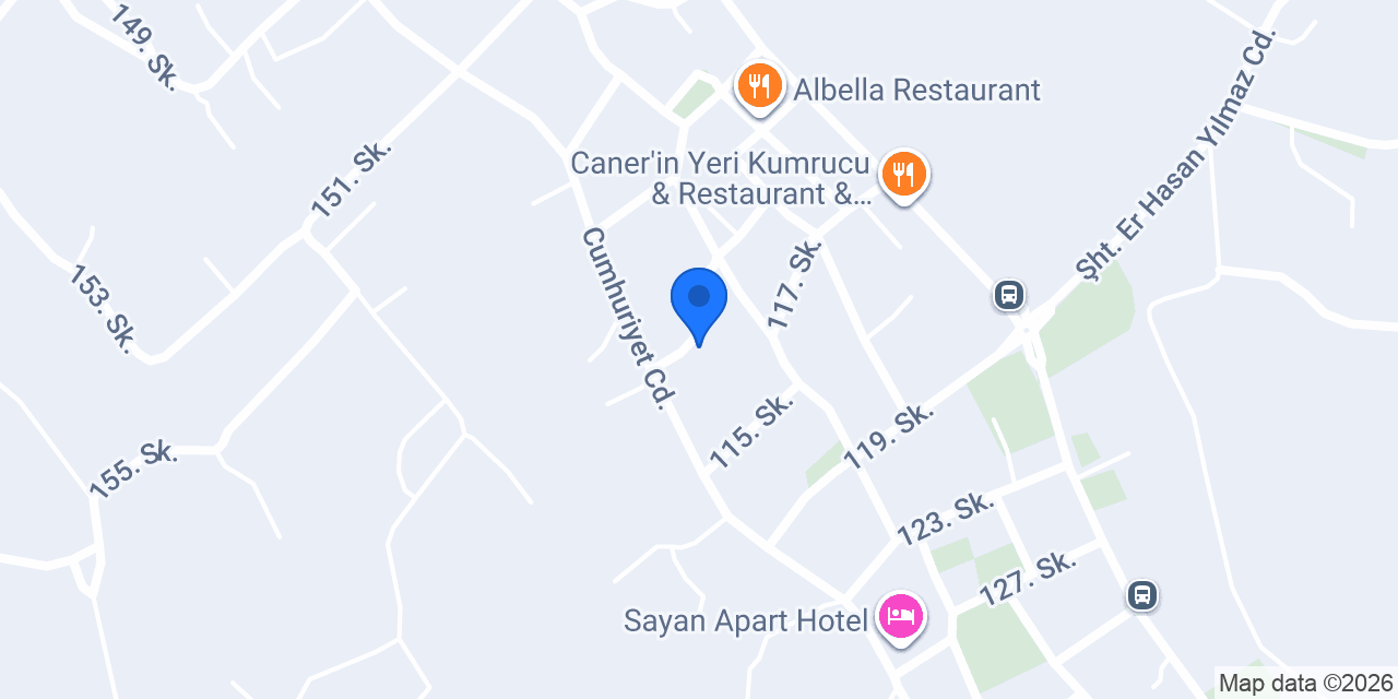 Amore Hotel Teki̇rova konumu