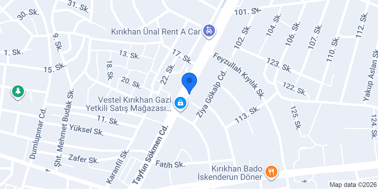 G. Antep Kebap Salonu konumu