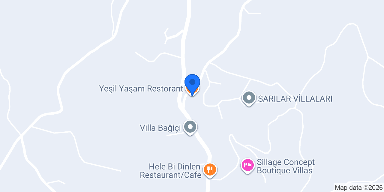 Yeşil Yaşam Restorant konumu
