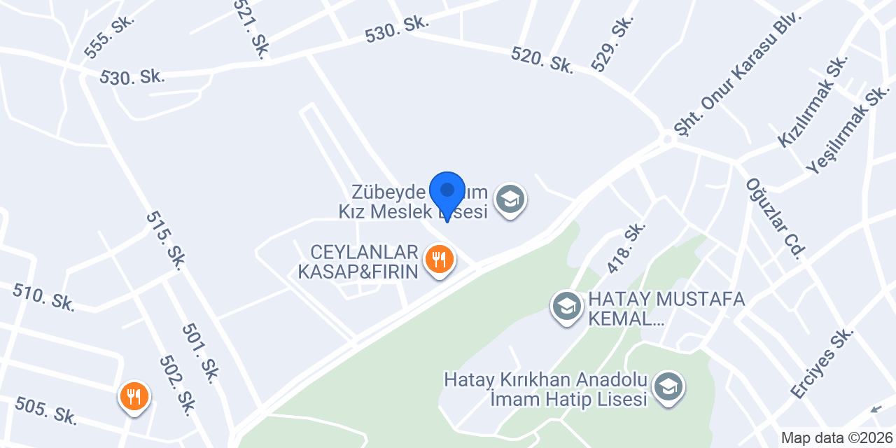 Fatih Sultan Mehmet İlkokulu konumu