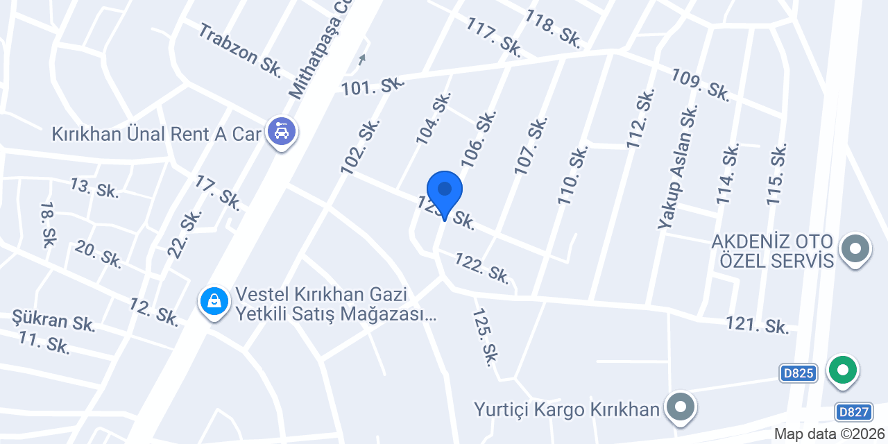 Cesurlar Sürücü Kursu konumu