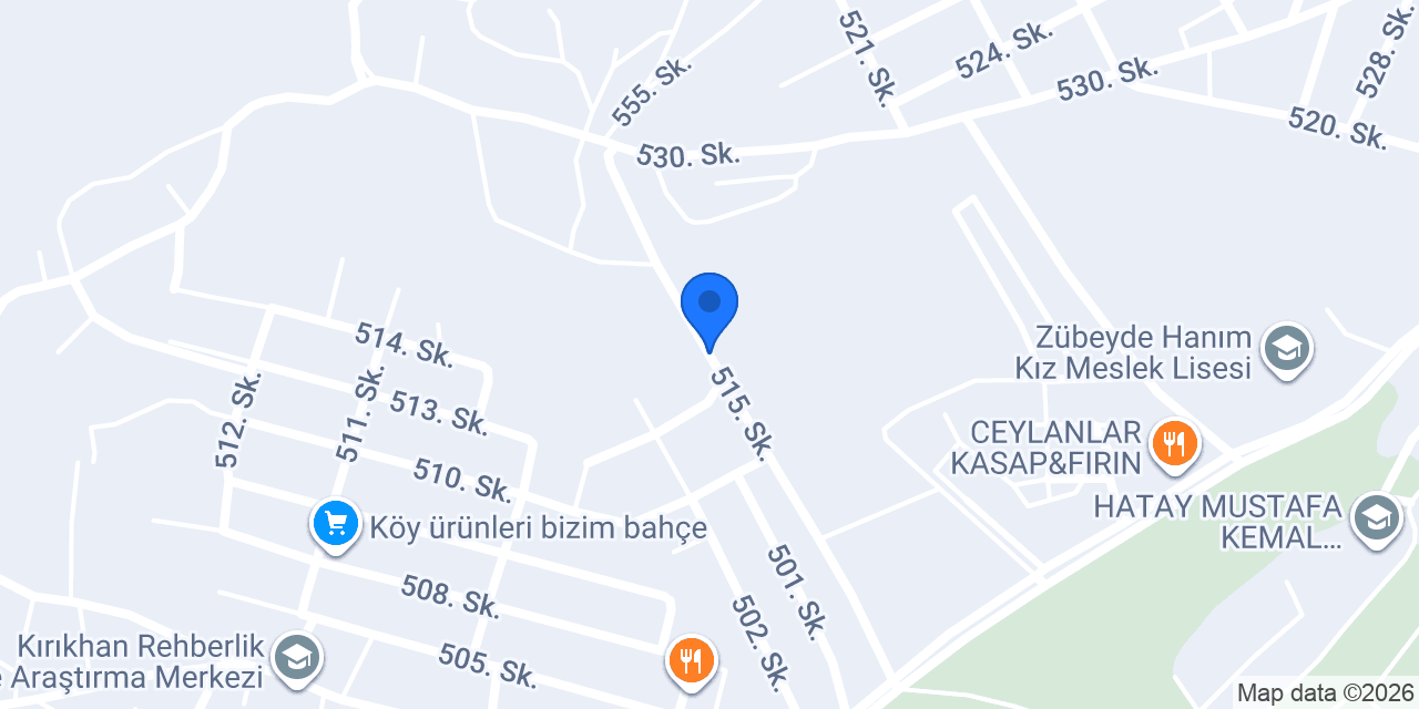 Afamia tatlısı konumu