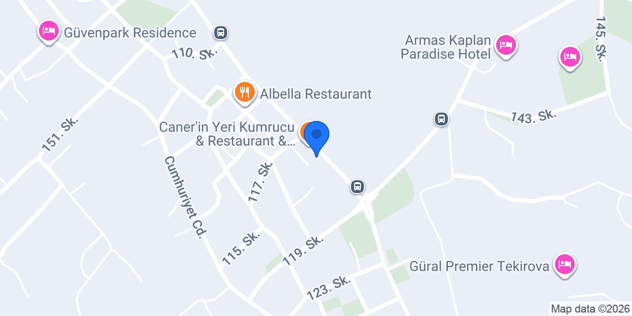 Dallas Restoran konumu