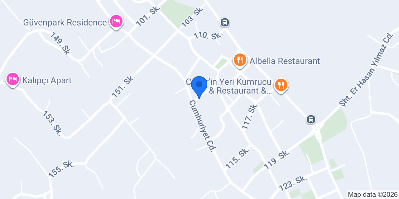 Aysimi villas konumu