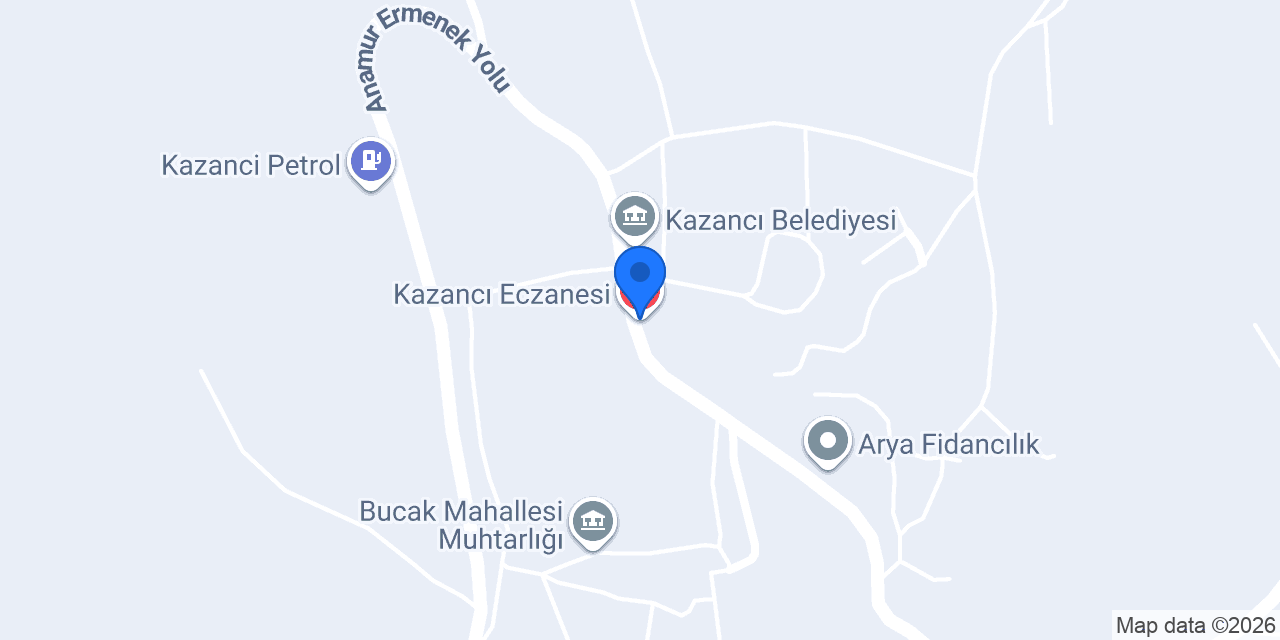 Kazancı Eczanesi konumu