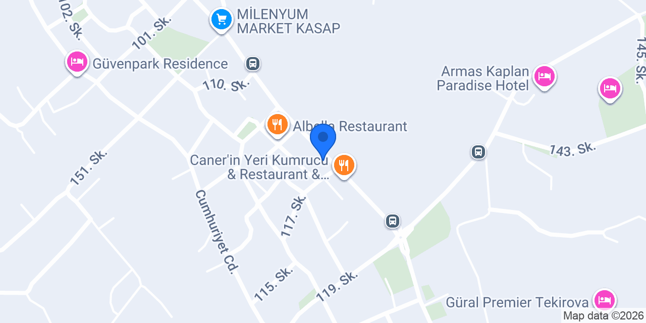Evim Restaurant konumu