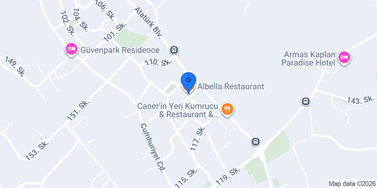 Albella Restaurant konumu