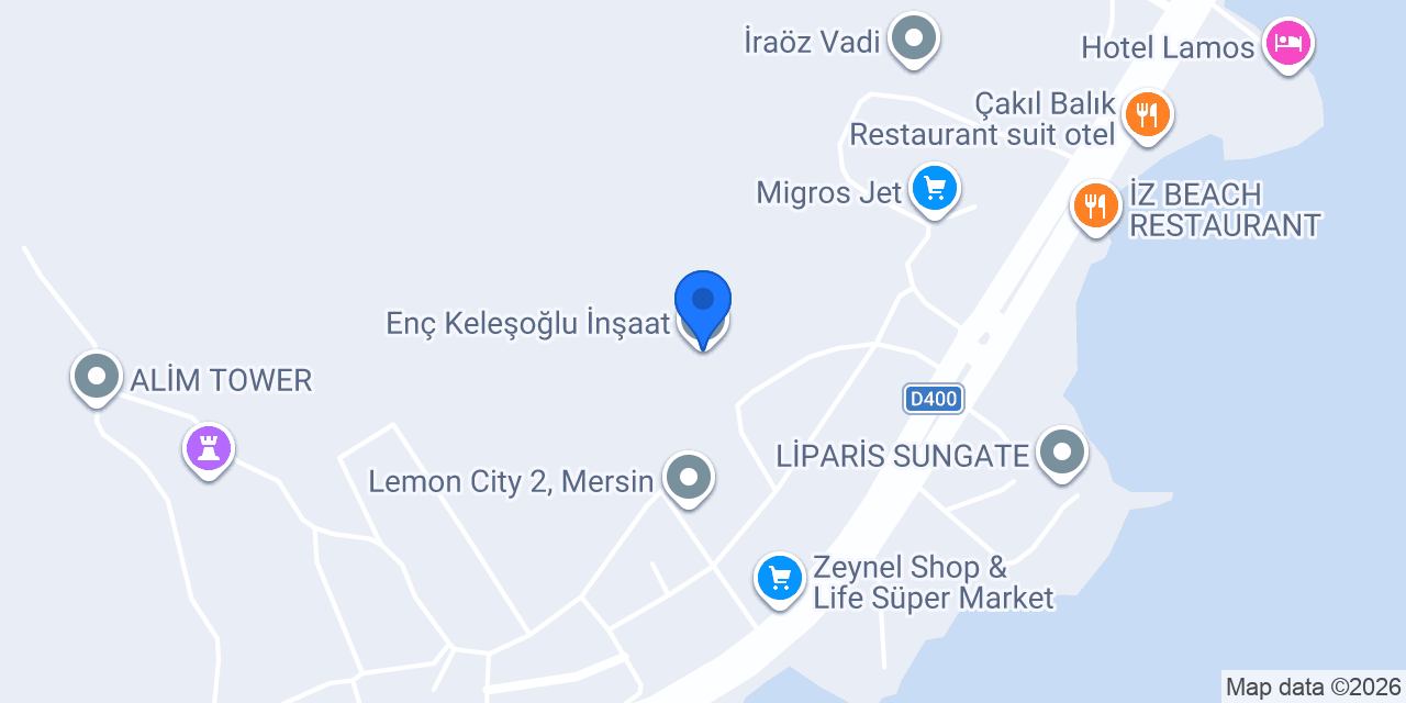 Enç Keleşoğlu İnşaat konumu