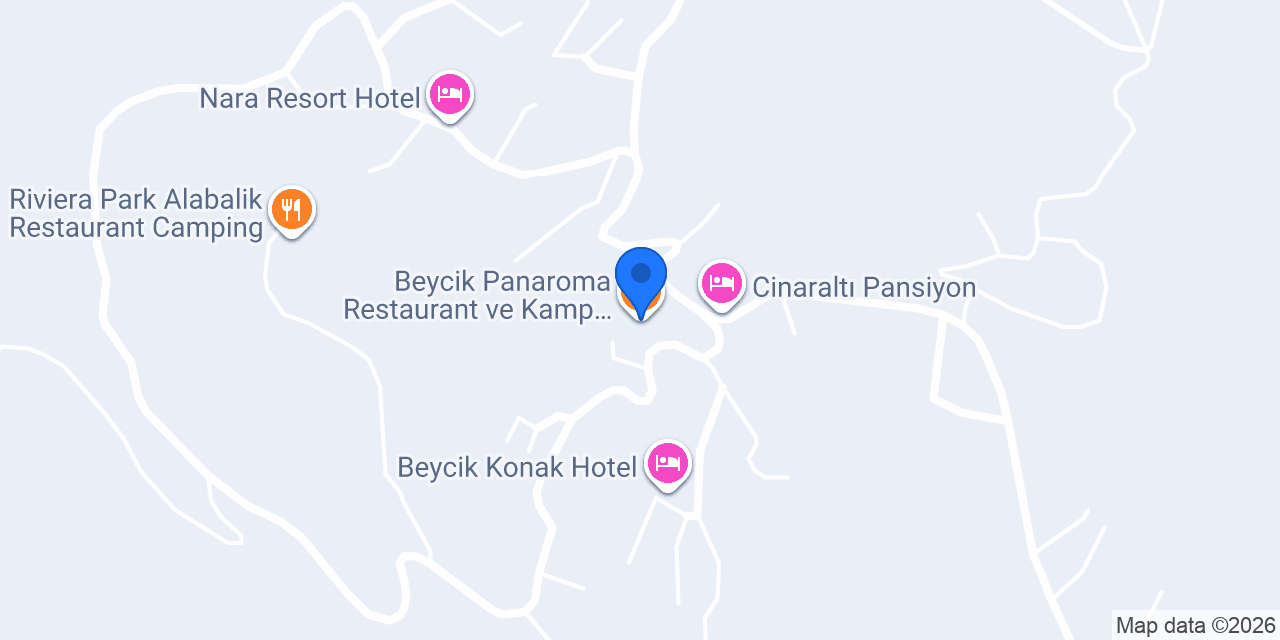 Beycik Panaroma Restaurant ve Kamp Alanı konumu