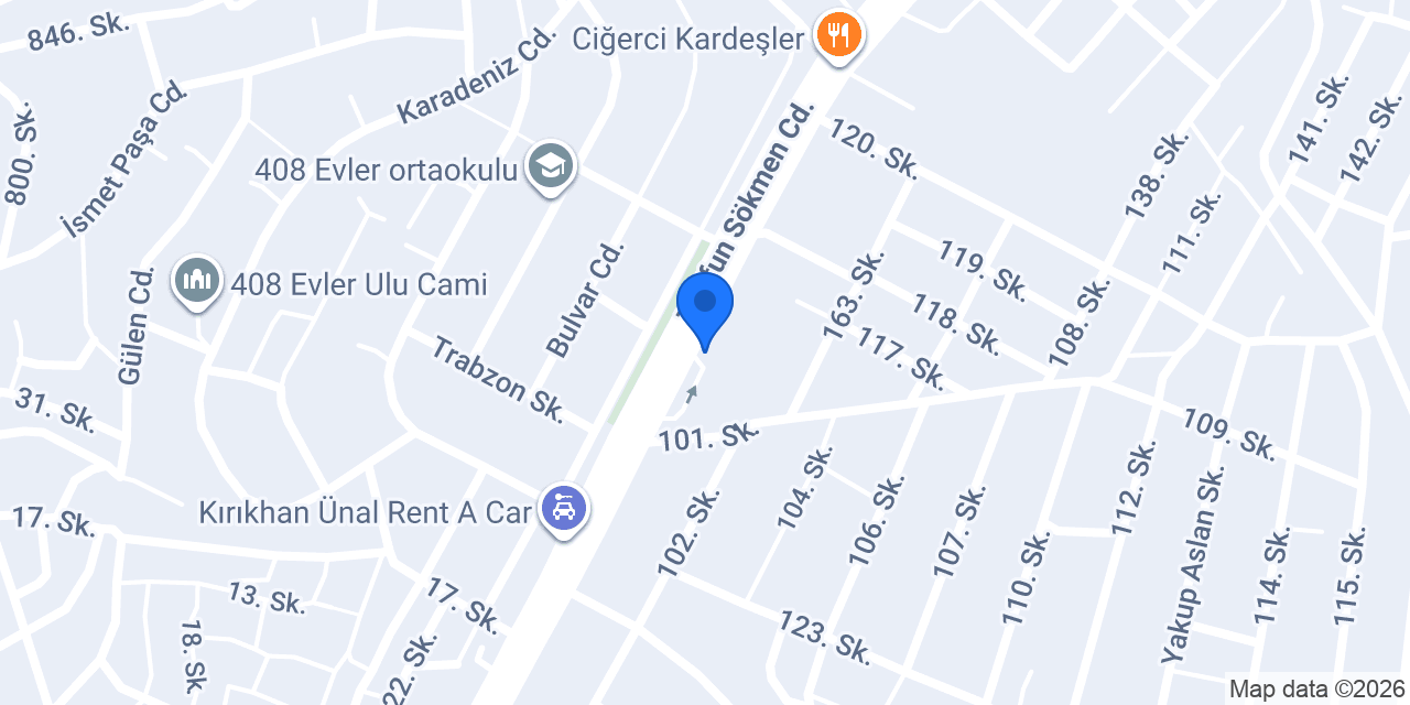 Yıldırım Oto Lastik konumu