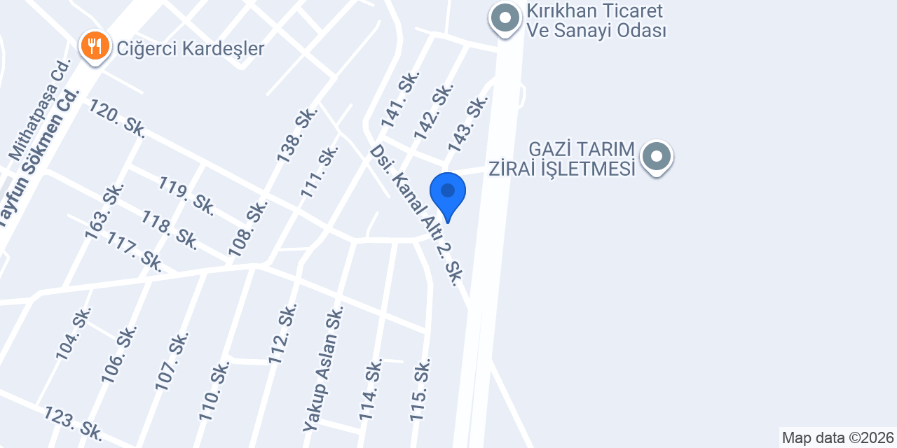 Kırıkhan harfiyat kiralık kepçe konumu