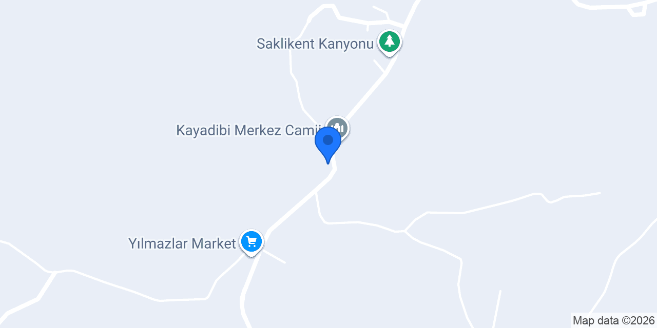Kayadibi Un Değirmeni konumu