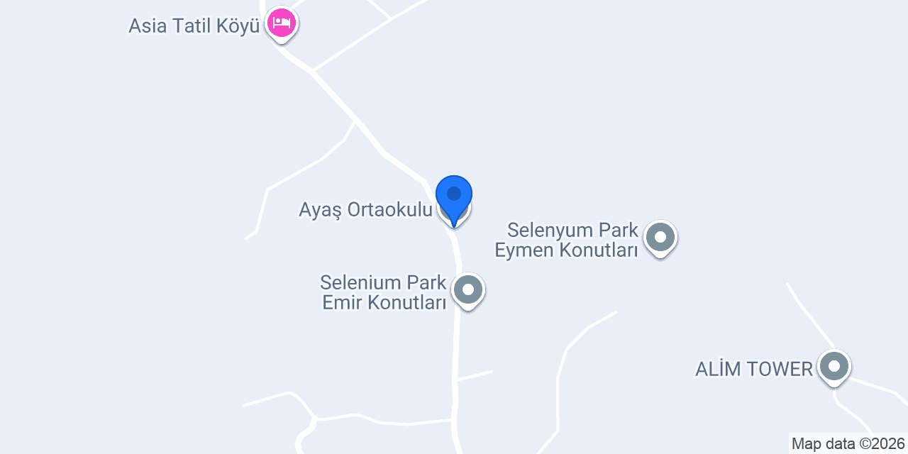 Ayaş Ortaokulu konumu
