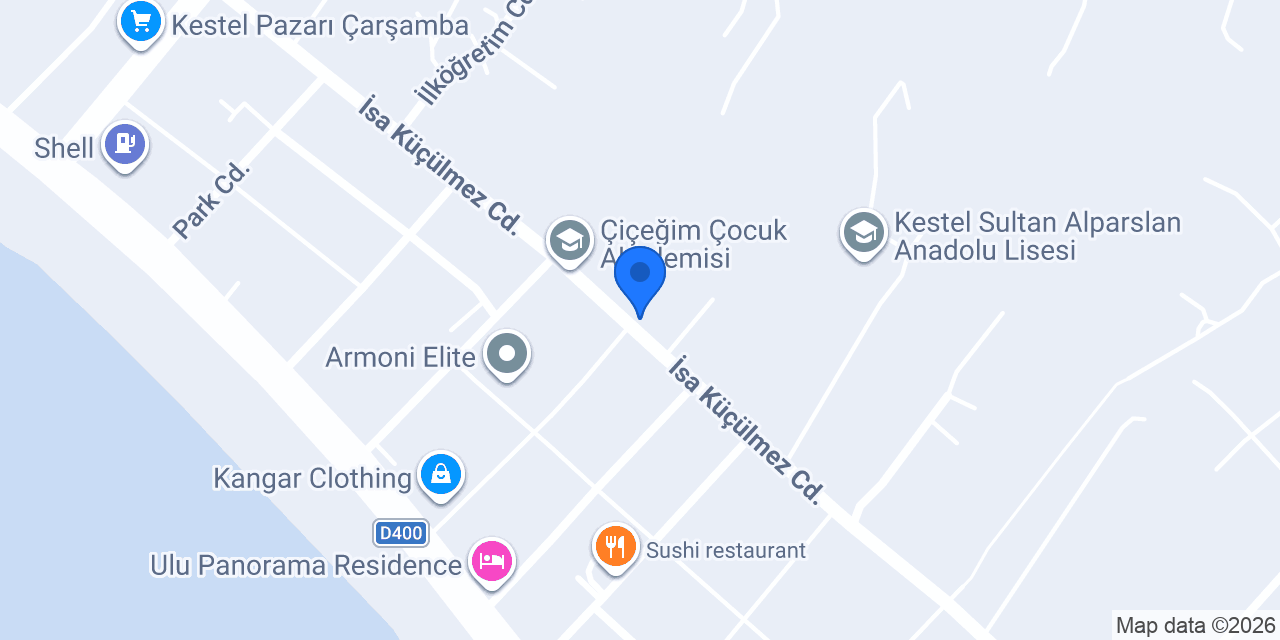 Kestel Gardenia Peyzaj & Botanik konumu