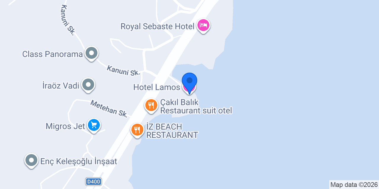 Hotel Lamos konumu