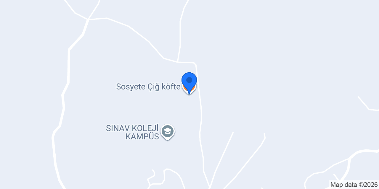 Sosyete Çiğ köfte konumu