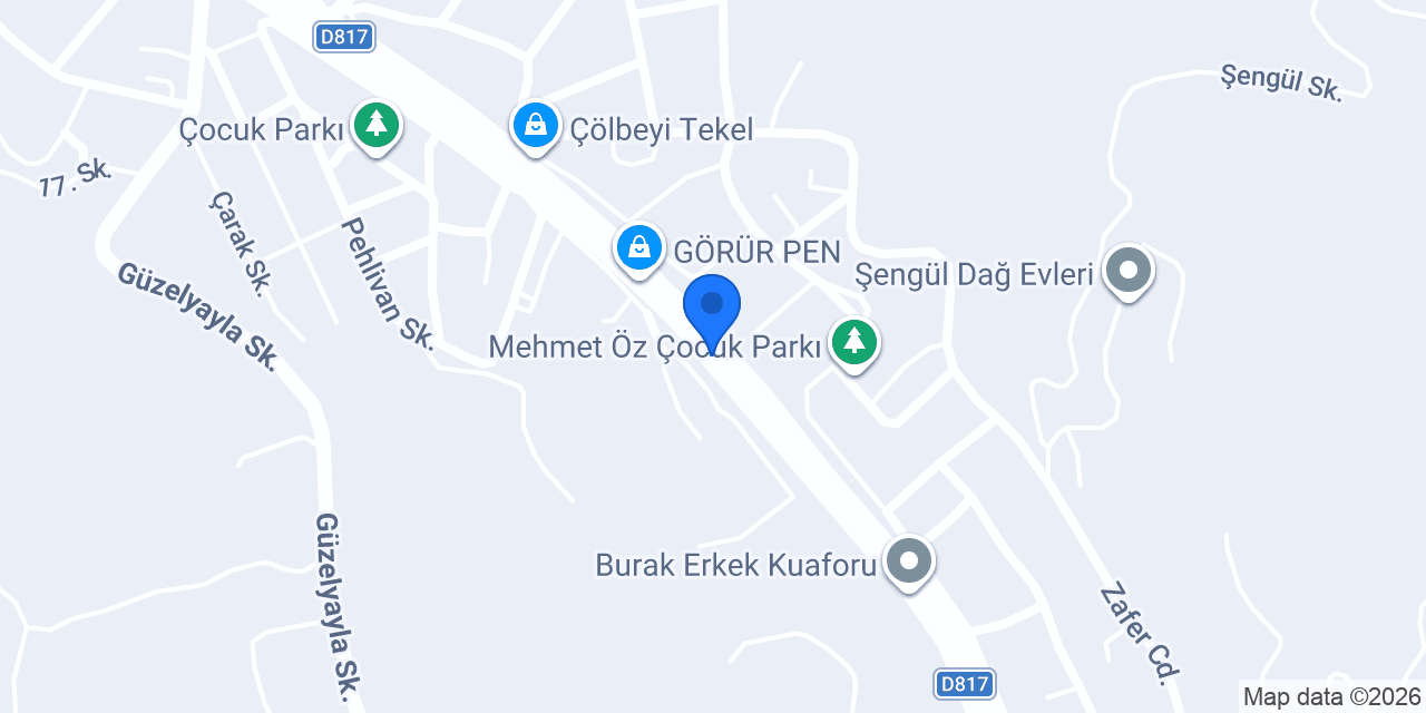 Görür İnşaat konumu