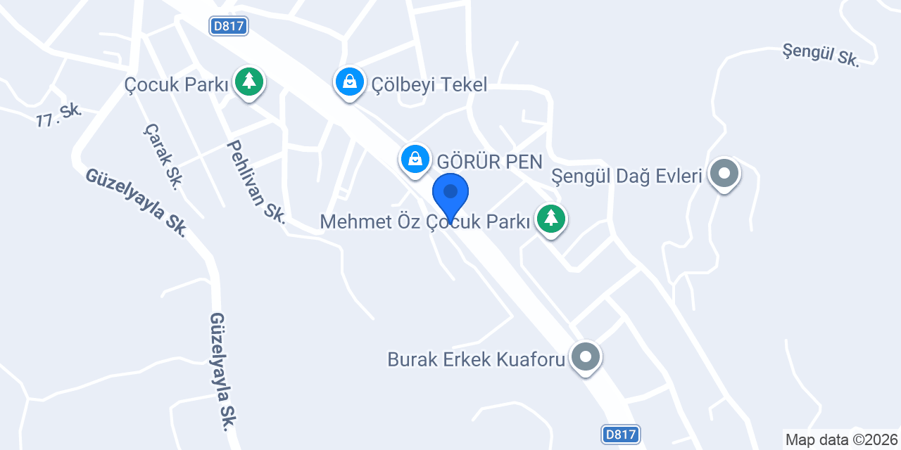 Çınar Restaurant konumu