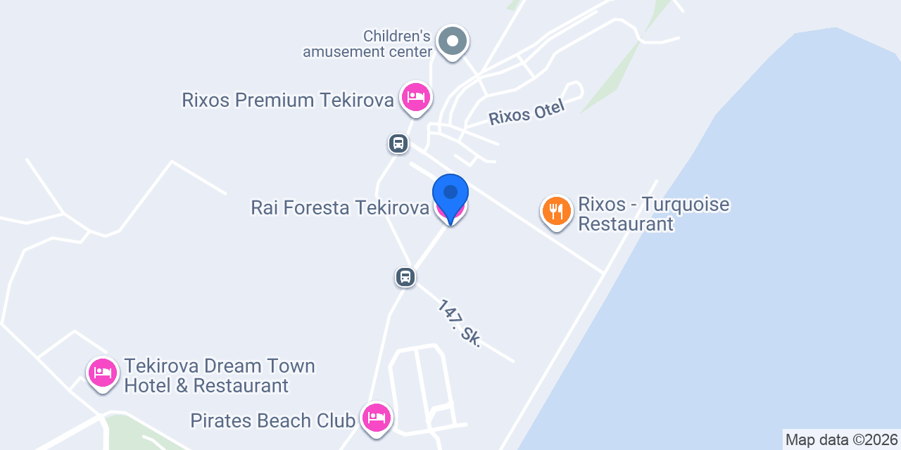Rai Foresta Tekirova konumu