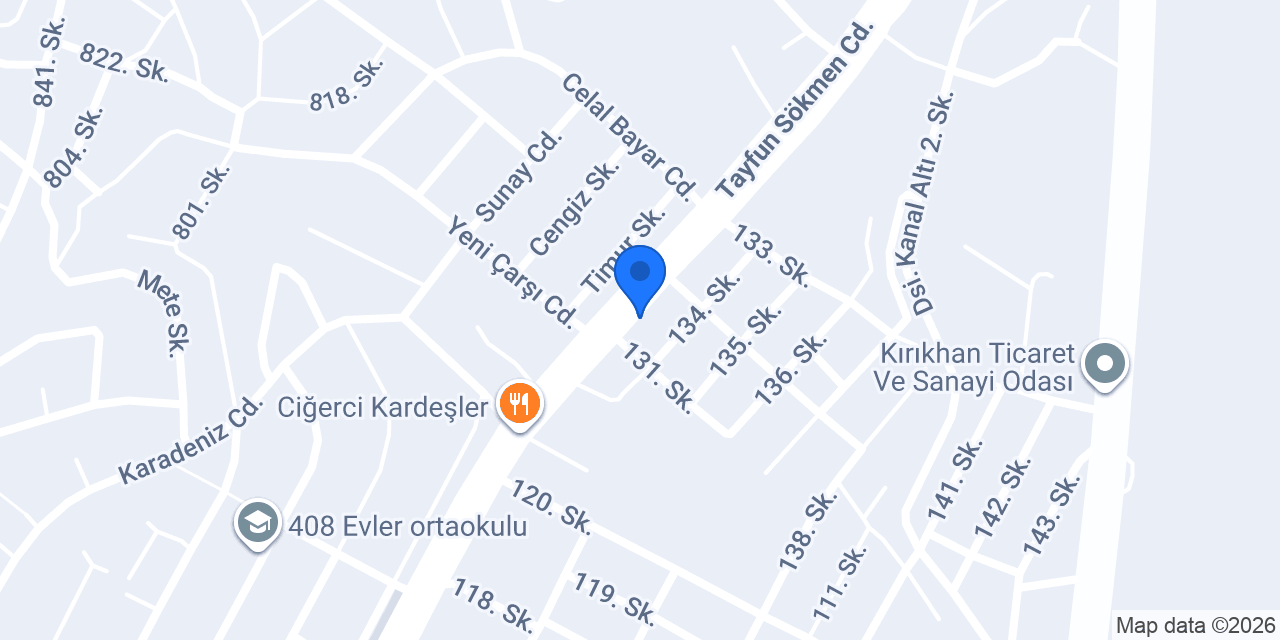 Altın Ekmek konumu