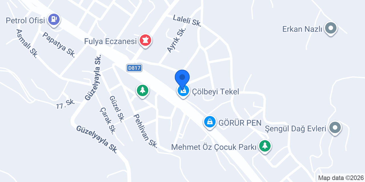 Erdal et pazarı konumu