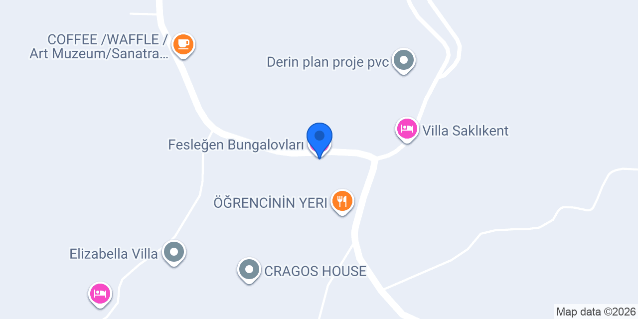 Fesleğen Bungalovları konumu